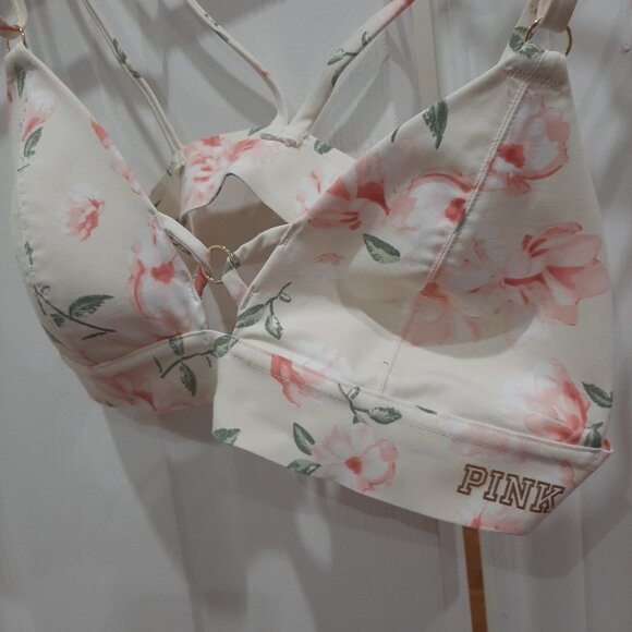 Pink floral bralette - Picture 4 of 7